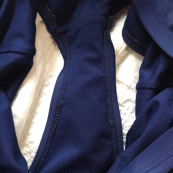 Navy Blue High Waisted Bikini Bottom - Picture 4 of 6